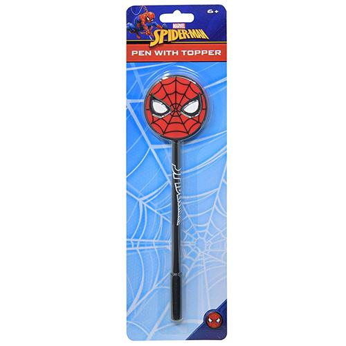 スパイダーマン ボールペン 2Dトッパー付き 19753 ペン 文具 文房具 ステーショナリー 筆記...