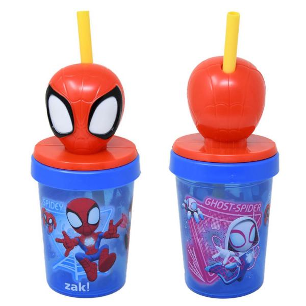 スパイディ フィギュア ストローカップ 13oz / 384mL 19888 スパイディとすごいなか...