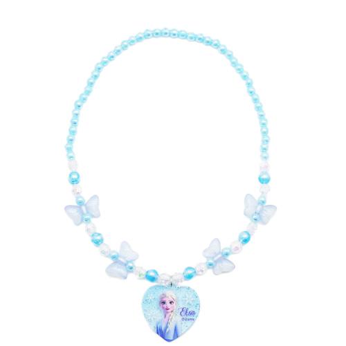 アナと雪の女王2 リボンビーズネックレス ( エルサ / ライトブルー ) 19937 アナ雪 アク...