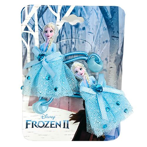 アナと雪の女王 2 ドレス 2P ヘアゴム ( エルサ 水色 ) 20000 アナ雪 Disney ...