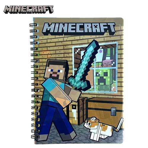 マインクラフト ギミック付き リングノート ( 窓の外には ) 20315 マイクラ B6 メモ 罫...