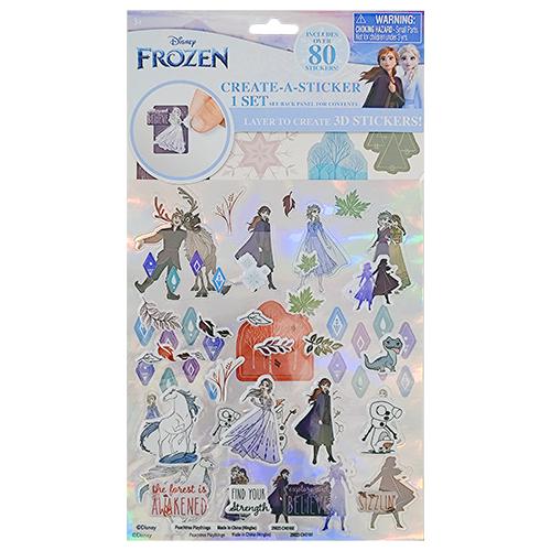 アナと雪の女王 クリエイトステッカー OVER80 20677 アナ雪 シール ステッカー シール遊...