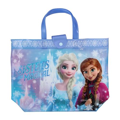 アナと雪の女王 ビニール バケット型 バッグ 21143 アナ雪 ビニールバッグ プールバッグ 水泳...