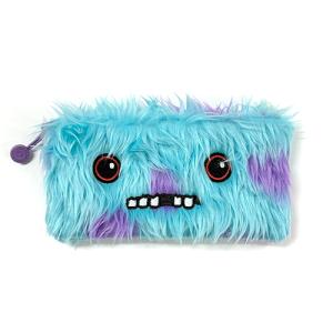 ファグラー ペンシルケース ( ブルー ) 21246 Fuggler ペンケース ペンポーチ 筆箱 フラットポーチ ファー かわいい キモカワ キャラクター グッズ 雑貨 輸入品