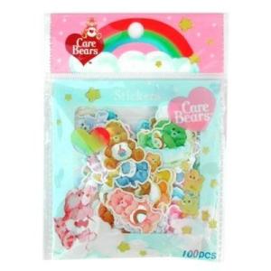 ケアベア Care Bears 100フレークステッカー   4543 ステッカー シール｜pretzel