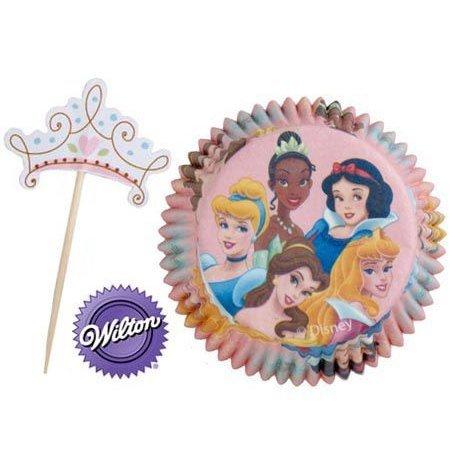 ディズニープリンセス カップケーキ＆ピック24個セット Wilton社 5969 [宅配便配送のみ]