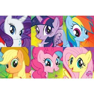 マイリトルポニー My Little Pony ポスター Collage 9417 【 トモダチ