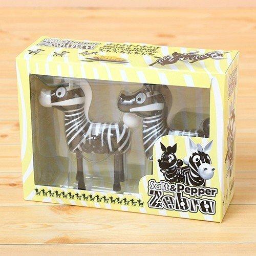 Wind-Up Zebra ソルト&amp;ペッパーセット pud226 シマウマ しまうま ゼブラ 調味料...