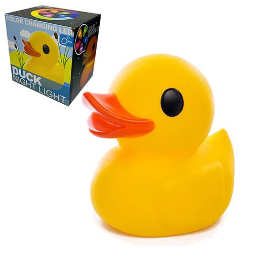 カラーチェンジング LED ナイトランプ ( ダック ) pud284 照明 ライト ナイトライト ...