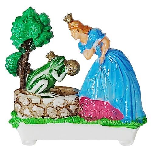 ドイツ製 ブローチ ( カエルの王様 / 台座白 ) WUP4227 pud705d-1 WALTE...