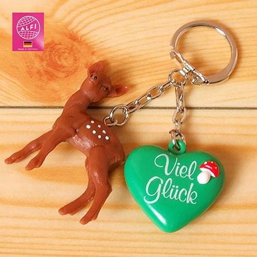 アルフレッド フィッシャー キーホルダー キーチェーン ( バンビ Viel Gluck ) pud...
