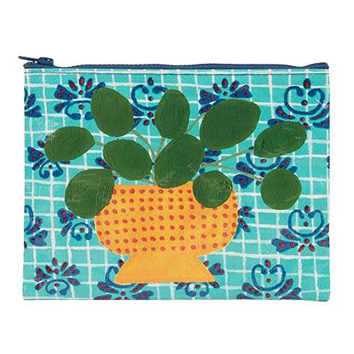 Blue Q ジッパーポーチ ( Pretty Plant ) pud938 ポーチ ケース フラッ...
