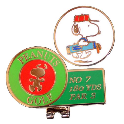 スヌーピー ボールマーカー キャディバッグ upl015 PEANUTS グッズ ゴルフ スポーツ ...