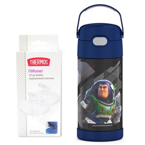 サーモス ストローボトル 替えストロー セット ( パウパト ピンク