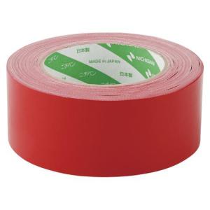 ニチバン　布カラーテープ　幅５０mm×長２５ｍ　赤　１０２Ｎ１−５０｜prezataisaku