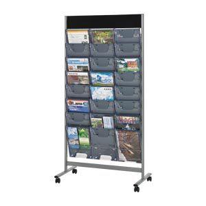 エヌケイ　パンフレットスタンド　ＤＰシリーズ　８段タイプ　Ａ４判３列８段　ＤＰ−Ｃ３０８