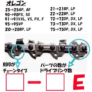 ソーチェーン オレゴン 91VXL-45E 9...の詳細画像2