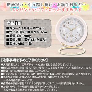 目覚まし時計 置き時計 アンティーク アナログ...の詳細画像5
