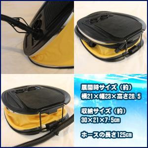 フットポンプ 足踏み 式 5L ゴムボート フ...の詳細画像2