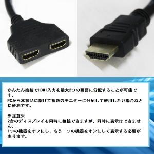 HDMI分配器 2分配器 スプリッター 108...の詳細画像1