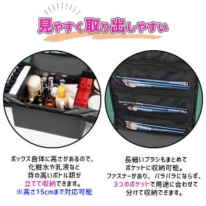 メイクボックス 大容量 メイクポーチ ナイロン...の詳細画像4
