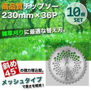 チップソー230mm 10枚セット × 36P...の詳細画像1