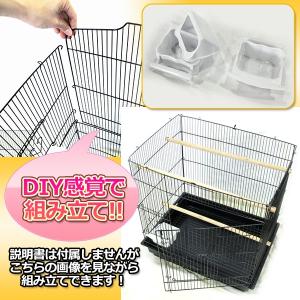 鳥かご インコ ケージ 大型 カゴ スタンド ...の詳細画像3