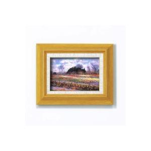 モネ名画額サム（立体加工付き）　花畑・17747