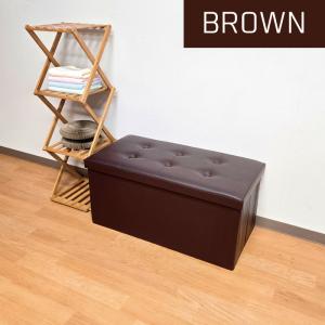 収納ボックス 座れる ふた付き 長方形 ワイド...の詳細画像2