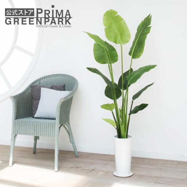 【公式】ストレリチア スリムプランター H150cm 観葉植物 フェイクグリーン 【当日出荷】 | ...