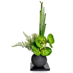 【公式】トクサ 寄せ植え 檜炭ボール(黒皿) ...の詳細画像4