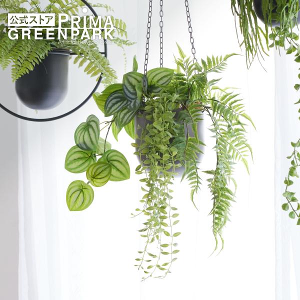 【公式】ペペロミア アイアンハンギング 観葉植物 フェイクグリーン eco | GREENPARK ...