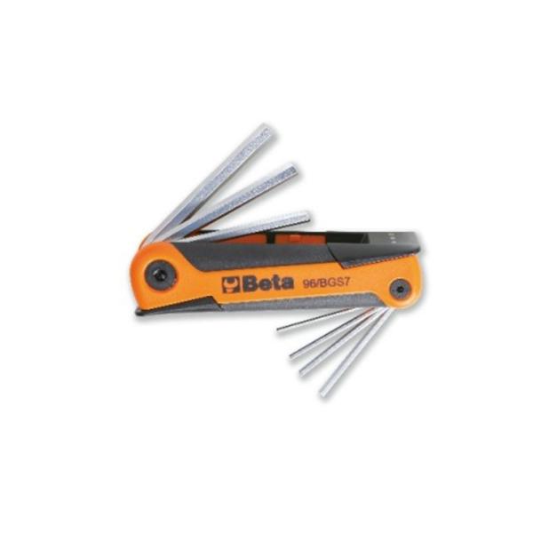 BETA ベータ 折り畳み式オフセット六角キーレンチ（7本組み） 96/BGS7  (型番:9603...