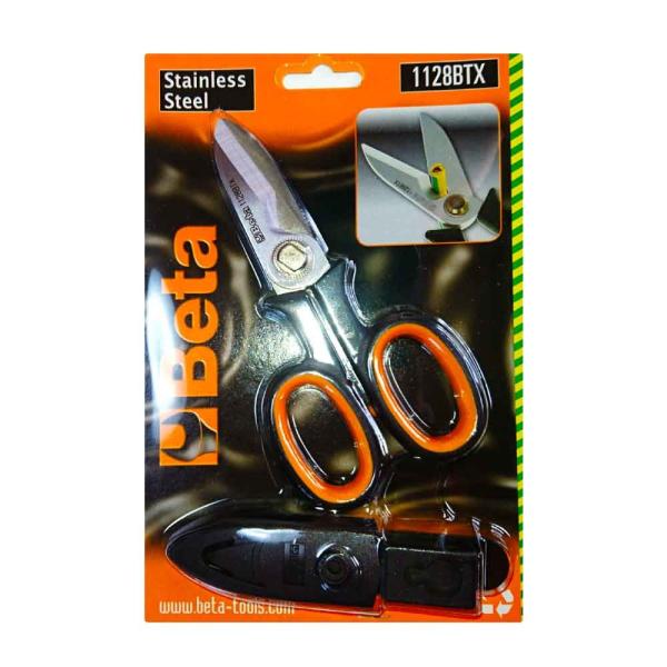 BETA ベータ エレクトリシャンシザー ステンレスブレード 1128BTX  (型番:112800...
