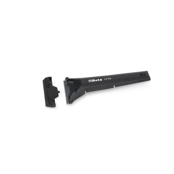 BETA ベータ 刃先カバー付ナイフブレードスクレーパー 1774 155X60（全長X幅）mm (...