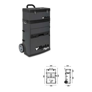 BETA ベータ モバイルツールトローリー 灰 C41H-G  (型番:041000010)