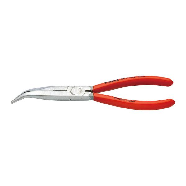 KNIPEX クニペックス 40°先曲ラジオペンチ (SB) 2621-200 中鋼線:3.2mm硬...