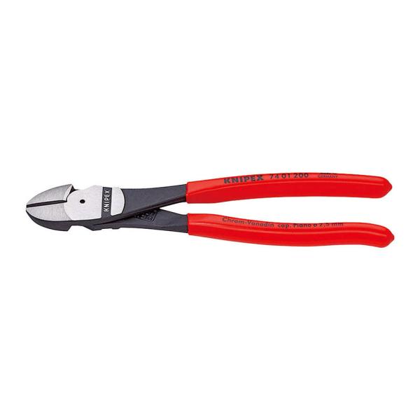 KNIPEX クニペックス 強力型斜ニッパー(硬線用) (SB) 7401-200 中鋼線:4.2m...