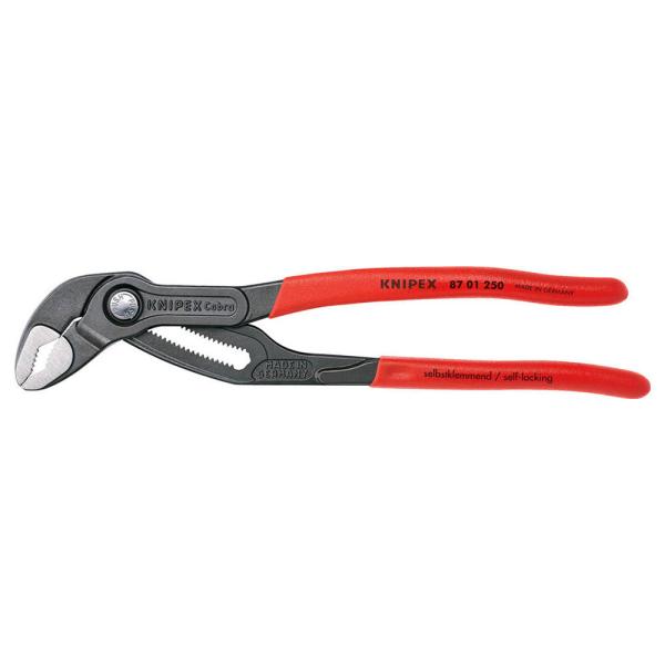 KNIPEX クニペックス コブラ ウォーターポンププライヤー 8701-250SB 開き幅調整 2...