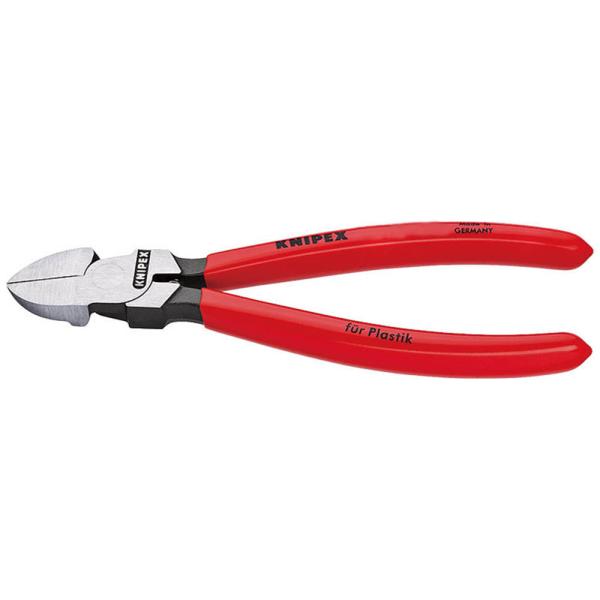 KNIPEX クニペックス プラスチック用ニッパー (SB) 7201-160  全長 160mm ...