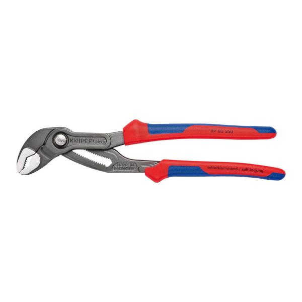 KNIPEX クニペックス コブラ ウォーターポンププライヤー 8702-250 開き幅調整 25段...