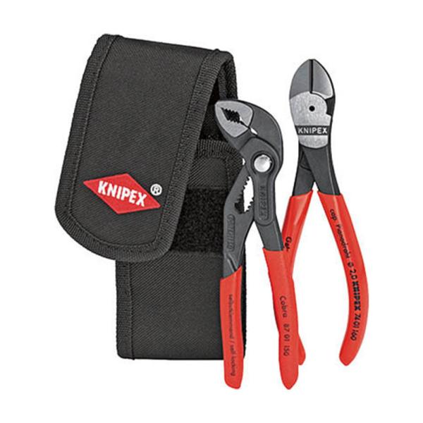KNIPEX クニペックス ミニコブラ + ニッパーセット 002072V02   (型番:3075...