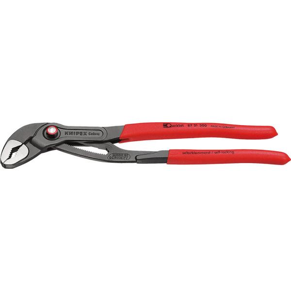 KNIPEX クニペックス コブラ クイックセット(SB) 8721-300 開き幅調整 25段階最...