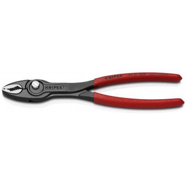 KNIPEX クニペックス スリップジョイントプライヤー ツイングリップ 8201-200SB 開き...