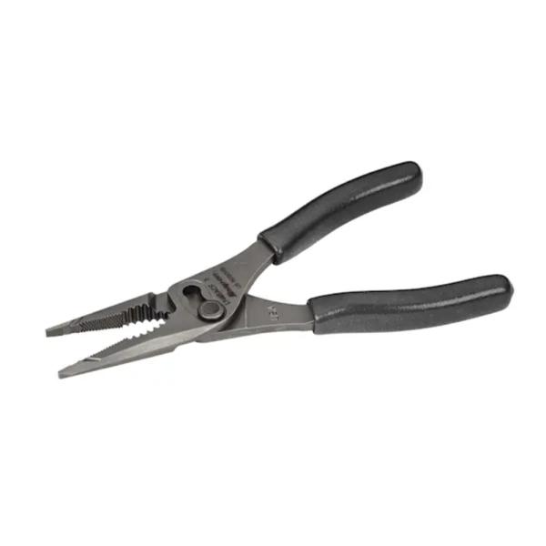snap on スナップオン 7インチ ロングノーズスリップジョイントプライヤー ダークチタニウム ...