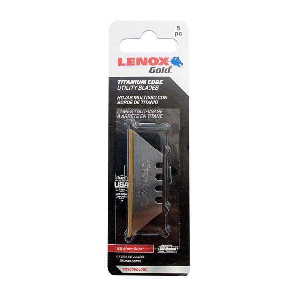 LENOX レノックス ナイフ用チタンコートブレード（5枚入） GOLD5C   (型番:20350...