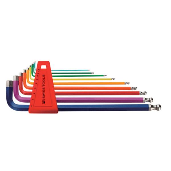 PB ピービー レインボー六角レンチ ロング ボールポイント付き（パック無し） 212LH-10RB...