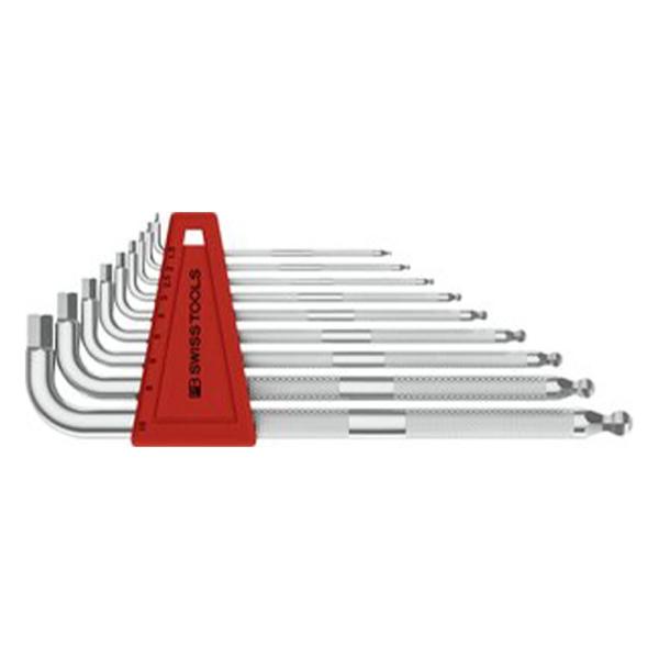 PB ピービー ローレット付きロング六角レンチセット ボールポイント付き（パック無し） 3212LH...