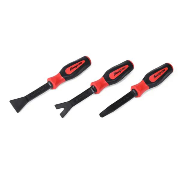 snap on スナップオン 3pc 強化プラスチックトリムリムーバーセット レッド PKSGT30...