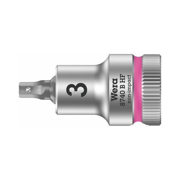 WERA ヴェラ 3/8" 六角ビットソケットHF仕様 8740 B HF 3,0 (型番:0500...